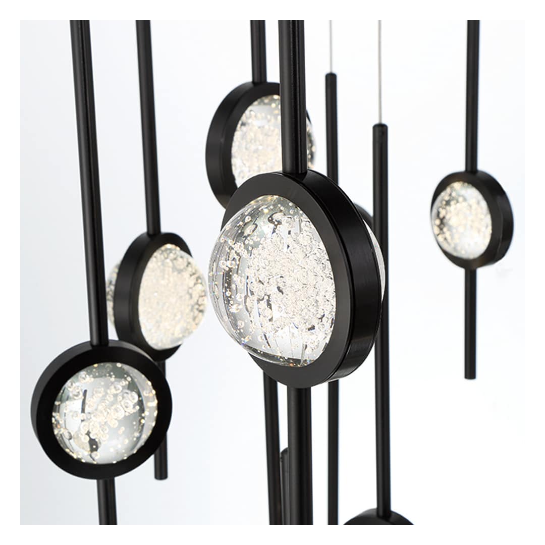 Barletta 40" Wide LED Suspension Multi Light Pendant