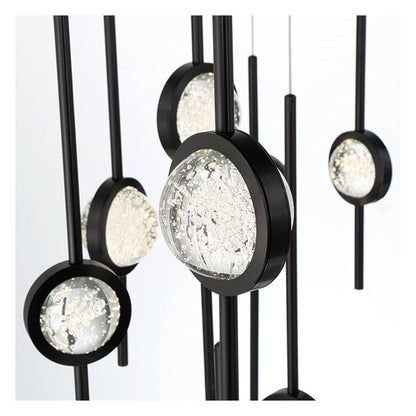 Barletta 40" Wide LED Suspension Multi Light Pendant