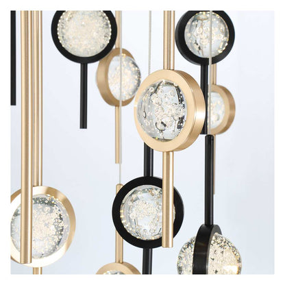 Barletta 40" Wide LED Suspension Multi Light Pendant