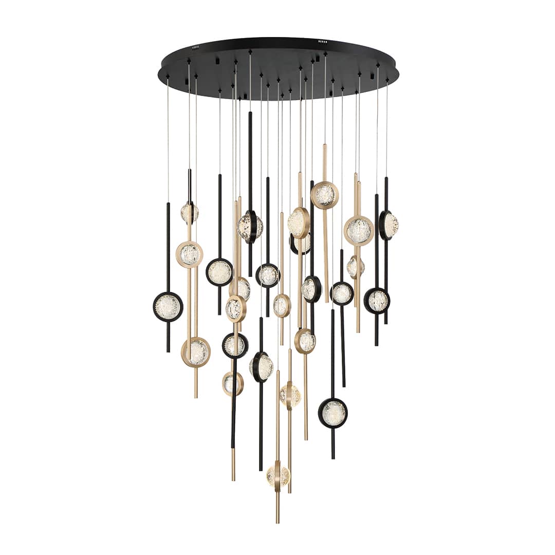 Barletta 40" Wide LED Suspension Multi Light Pendant