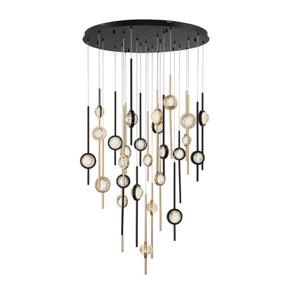 Barletta 40" Wide LED Suspension Multi Light Pendant