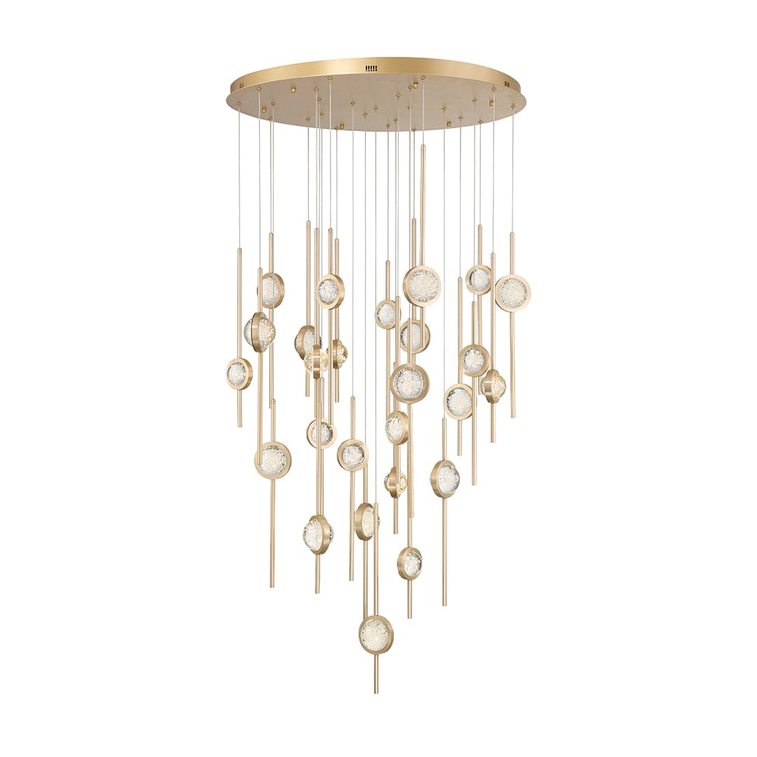 Barletta 40" Wide LED Suspension Multi Light Pendant
