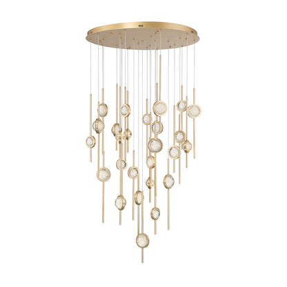 Barletta 40" Wide LED Suspension Multi Light Pendant