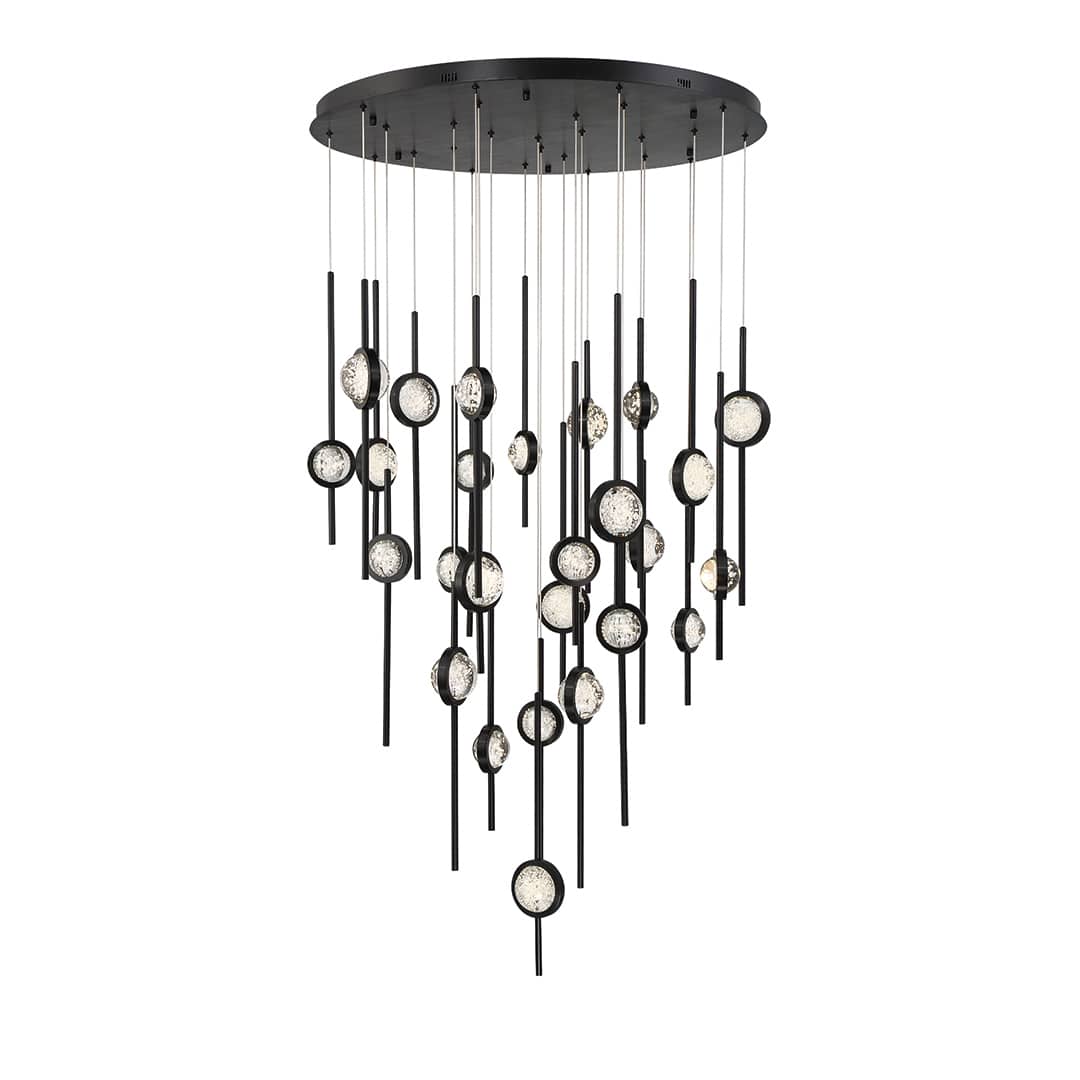 Barletta 40" Wide LED Suspension Multi Light Pendant