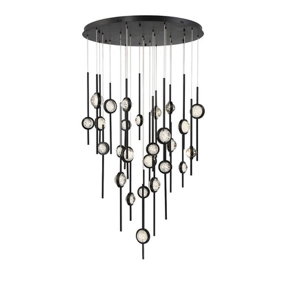 Barletta 40" Wide LED Suspension Multi Light Pendant