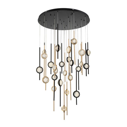 Barletta 40" Wide LED Suspension Multi Light Pendant