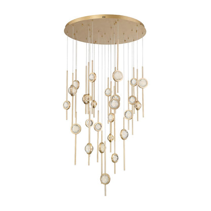 Barletta 40" Wide LED Suspension Multi Light Pendant