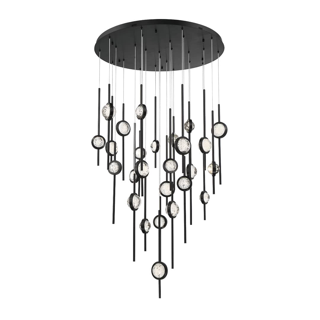 Barletta 40" Wide LED Suspension Multi Light Pendant