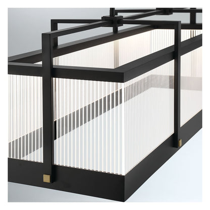 Tye 13" Wide LED Linear Chandelier