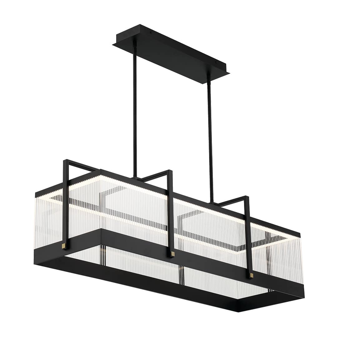 Tye 13" Wide LED Linear Chandelier
