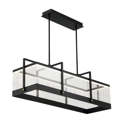 Tye 13" Wide LED Linear Chandelier