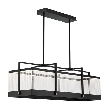 Tye 13" Wide LED Linear Chandelier