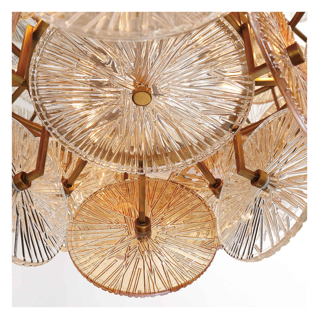 Sue-Anne 27 Light 40" Wide Abstract Chandelier