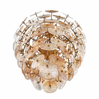 Sue-Anne 27 Light 40" Wide Abstract Chandelier