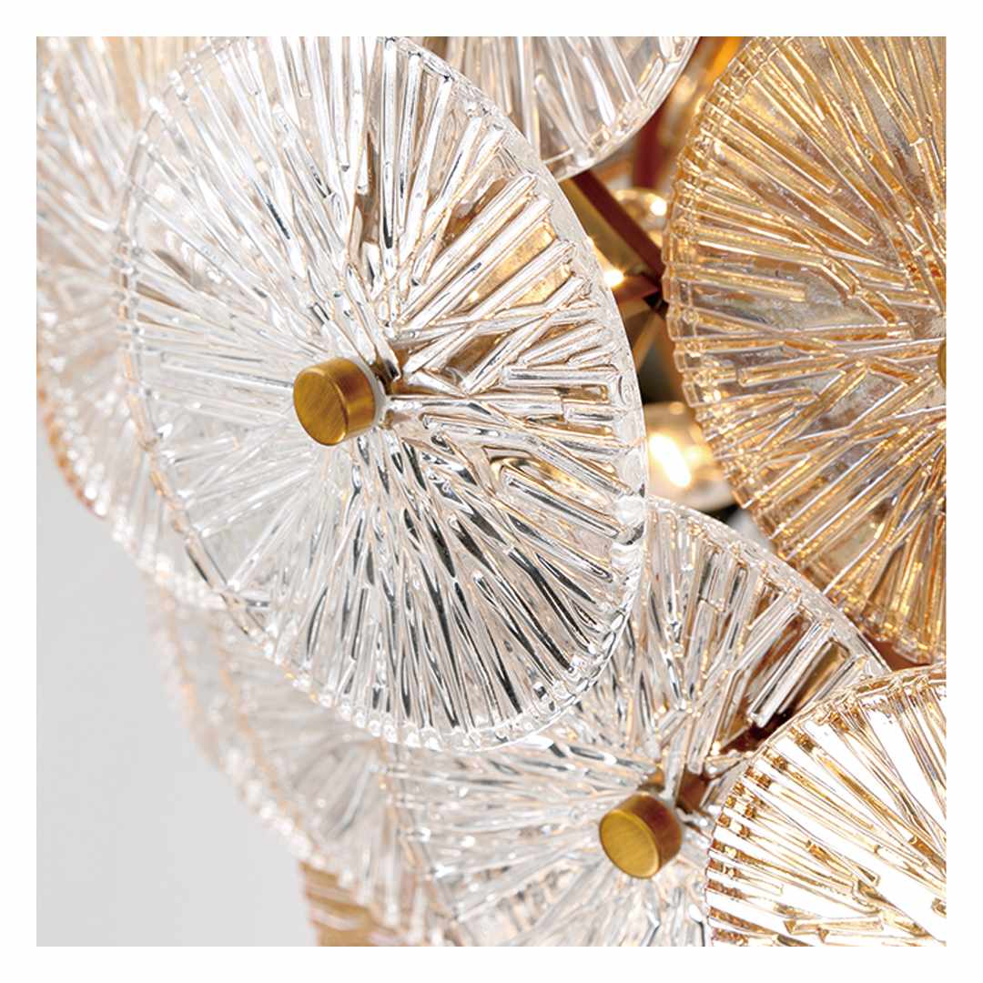 Sue-Anne 27 Light 40" Wide Abstract Chandelier