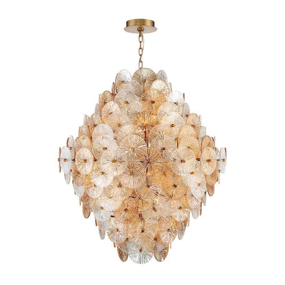 Sue-Anne 27 Light 40" Wide Abstract Chandelier