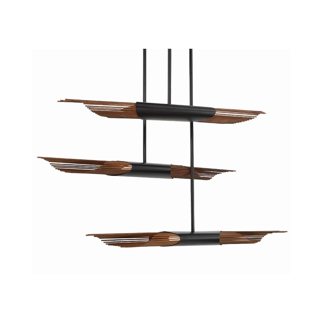 Umura 3 Light 52" Wide LED Abstract Multi Light Pendant