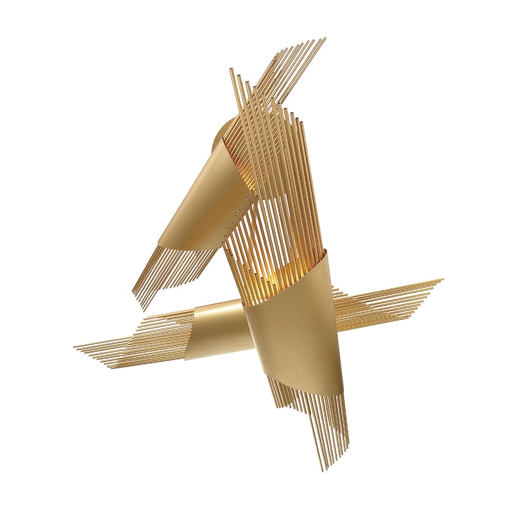 Umura 3 Light 52" Wide LED Abstract Multi Light Pendant