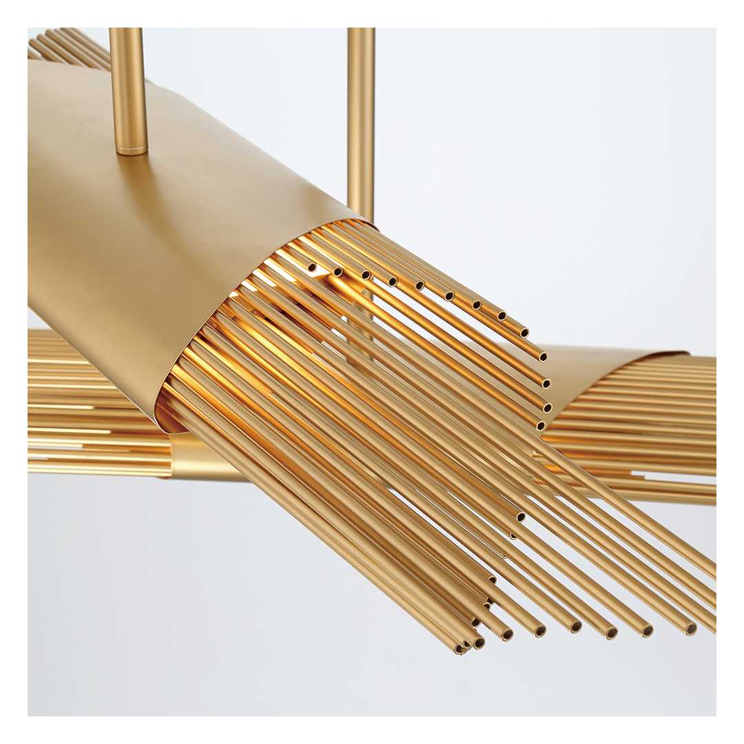 Umura 3 Light 52" Wide LED Abstract Multi Light Pendant