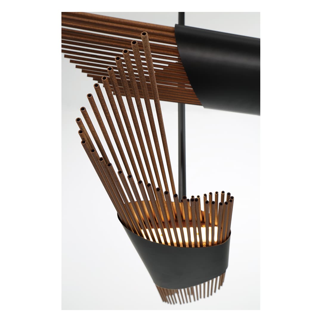 Umura 3 Light 52" Wide LED Abstract Multi Light Pendant