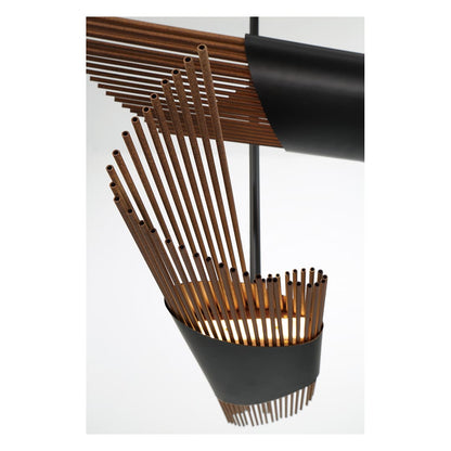 Umura 3 Light 52" Wide LED Abstract Multi Light Pendant