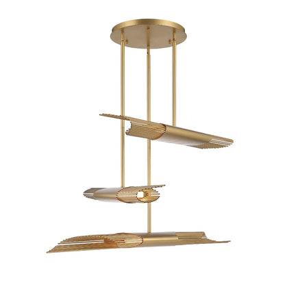 Umura 3 Light 52" Wide LED Abstract Multi Light Pendant