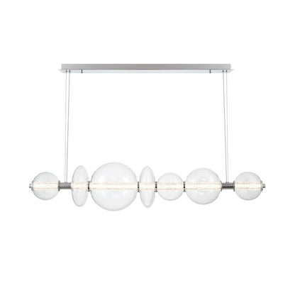 Atomo 56" Wide 3000K LED Abstract Linear Chandelier
