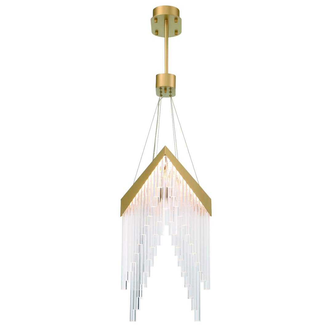Vivien 32" Wide LED Abstract Linear Chandelier