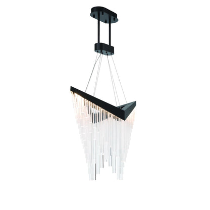 Vivien 32" Wide LED Abstract Linear Chandelier