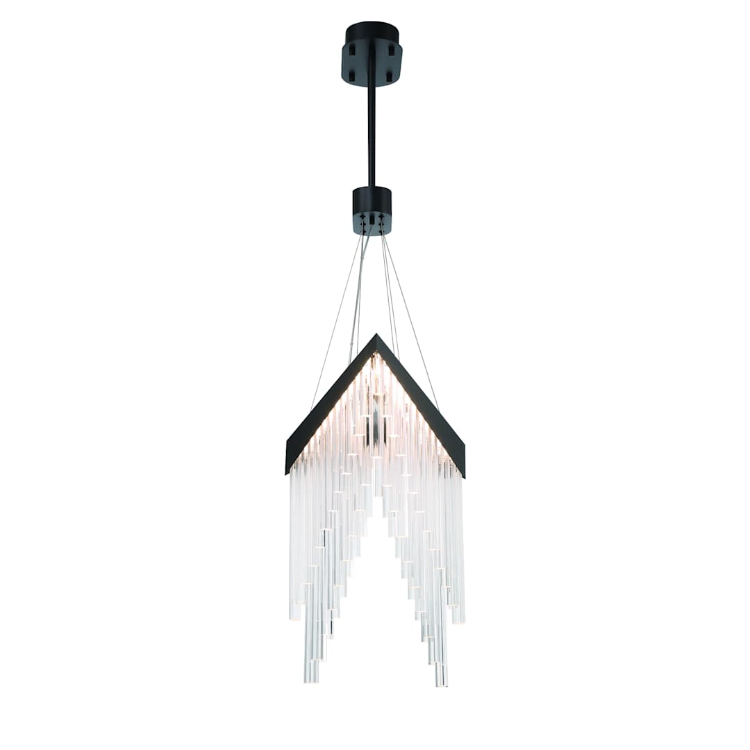 Vivien 32" Wide LED Abstract Linear Chandelier