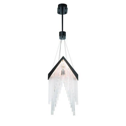 Vivien 32" Wide LED Abstract Linear Chandelier
