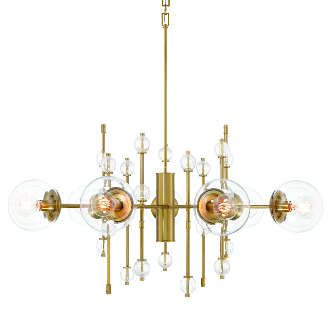 Traiton 9 Light 48" Wide Abstract Chandelier