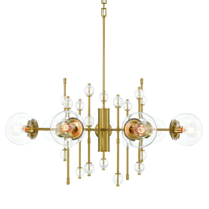 Traiton 9 Light 48" Wide Abstract Chandelier