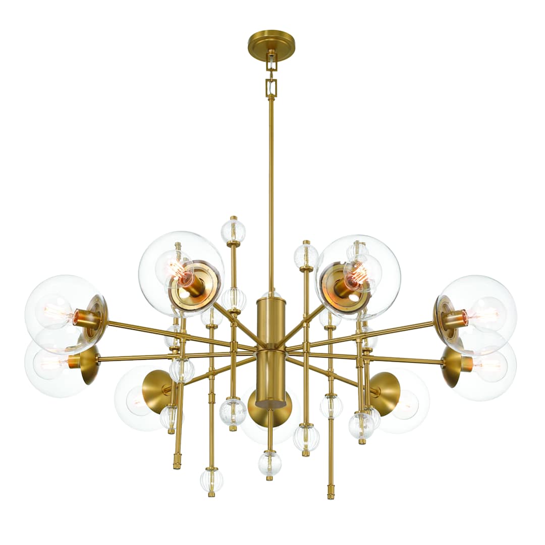 Traiton 9 Light 48" Wide Abstract Chandelier