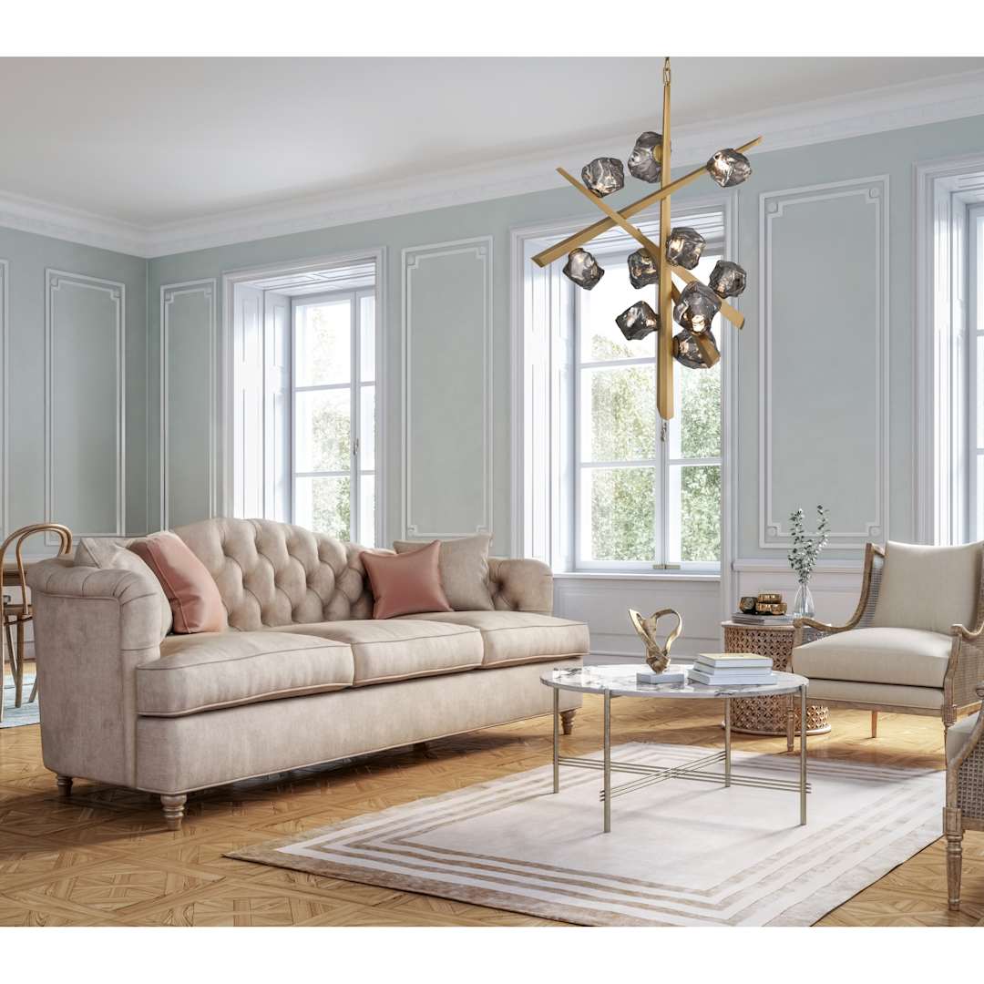 Thorah 36" Wide LED Abstract Chandelier