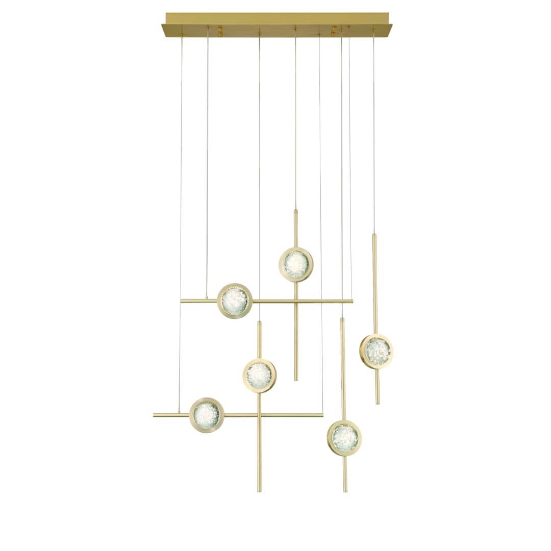 Barletta 33" Wide LED Abstract Chandelier
