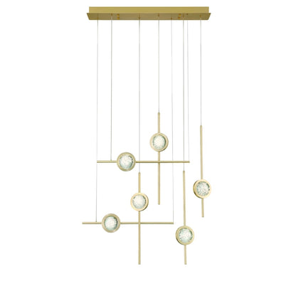 Barletta 33" Wide LED Abstract Chandelier