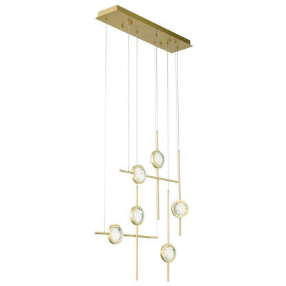 Barletta 33" Wide LED Abstract Chandelier