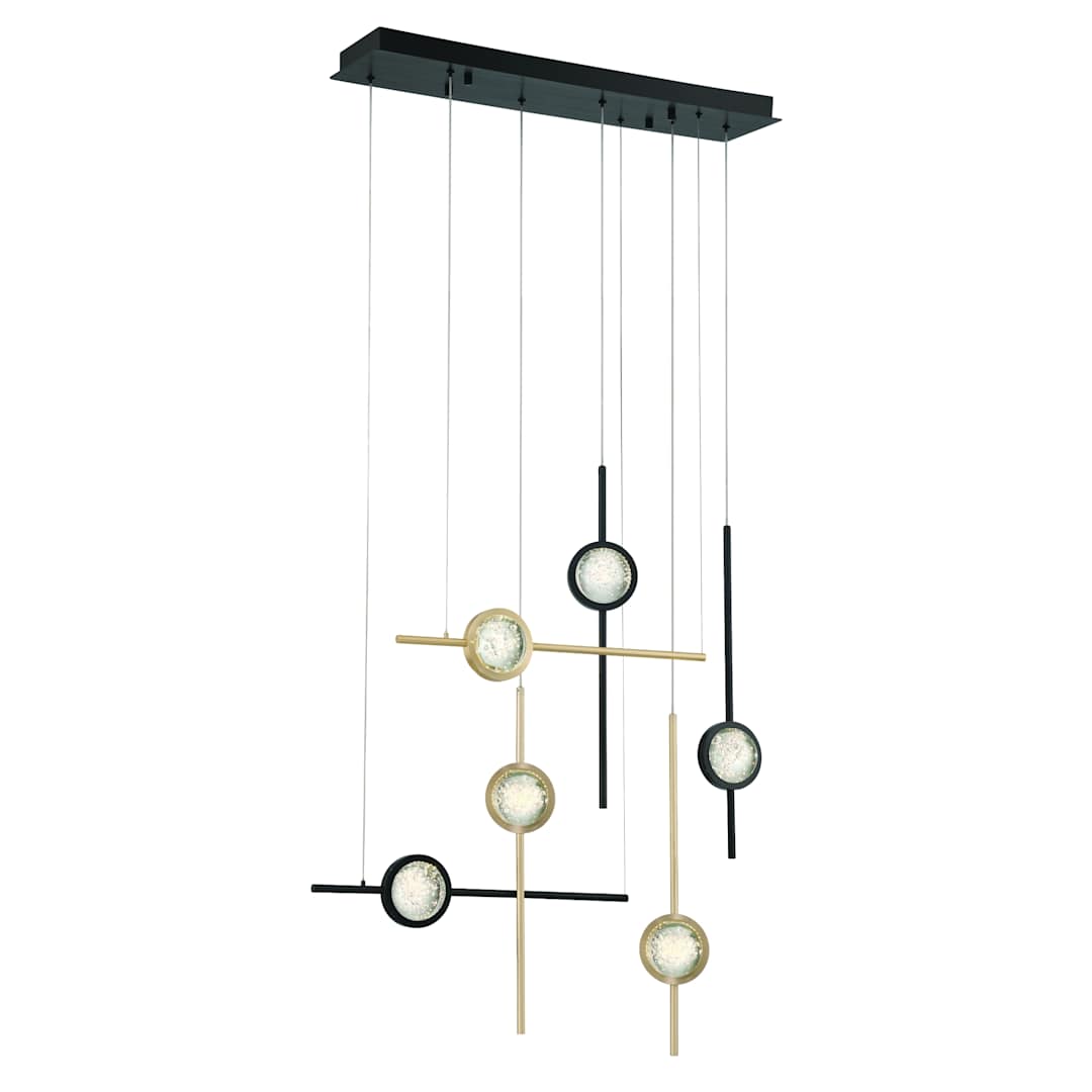 Barletta 33" Wide LED Abstract Chandelier