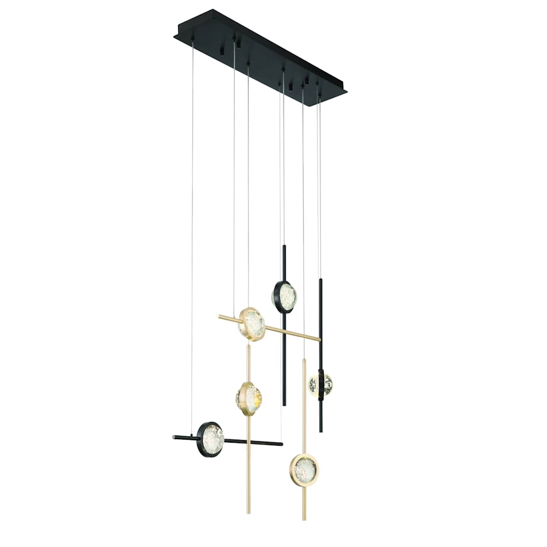 Barletta 33" Wide LED Abstract Chandelier