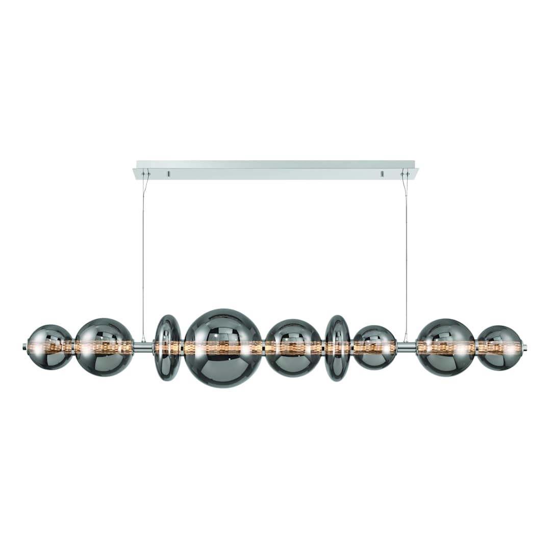Atomo 74" Wide LED Linear Chandelier