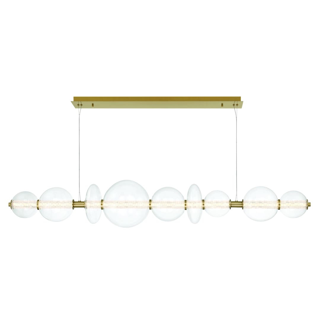 Atomo 74" Wide LED Linear Chandelier