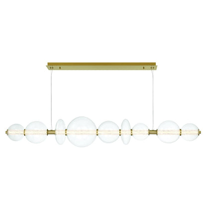 Atomo 74" Wide LED Linear Chandelier