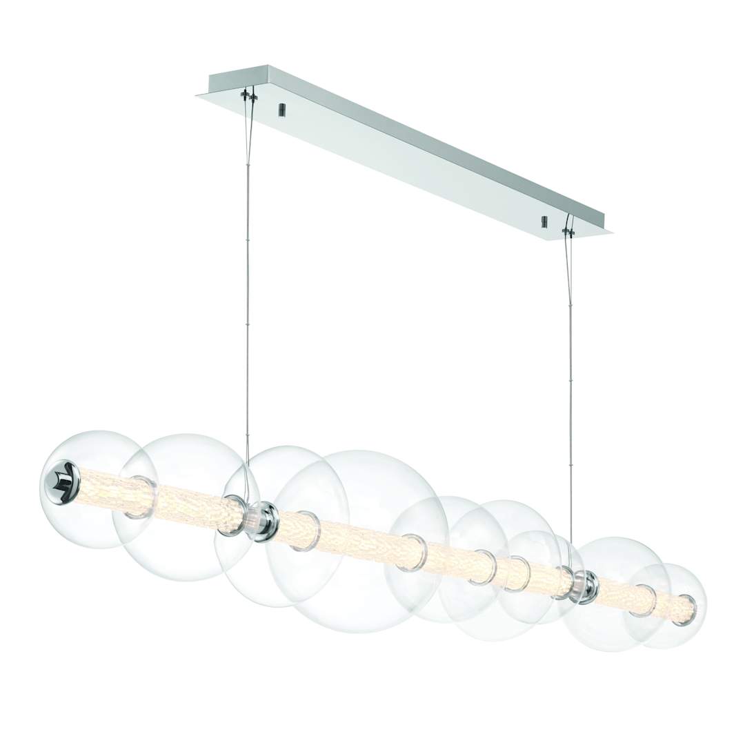Atomo 74" Wide LED Linear Chandelier