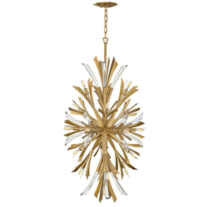 Vida 19 Light 24" Wide Crystal Abstract Chandelier