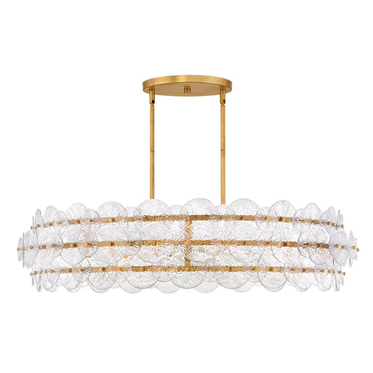 Rene 8 Light 45" Wide Ring Chandelier