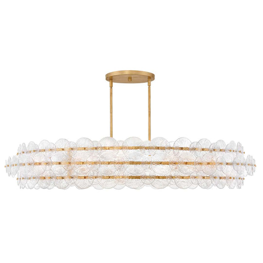 Rene 10 Light 60" Wide Ring Chandelier