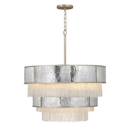 Reverie 12 Light 32" Wide Waterfall Drum Chandelier