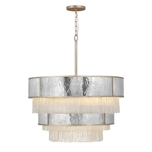 Reverie 12 Light 32" Wide Waterfall Drum Chandelier