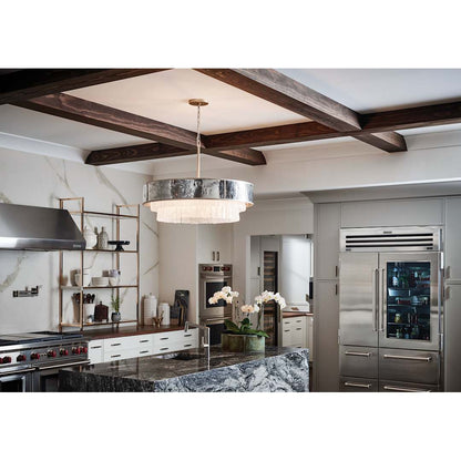 Reverie 8 Light 36" Wide Crystal Drum Chandelier